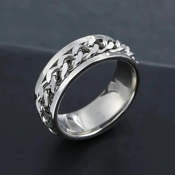 1 Pc Unisex Stainless Steal Ring