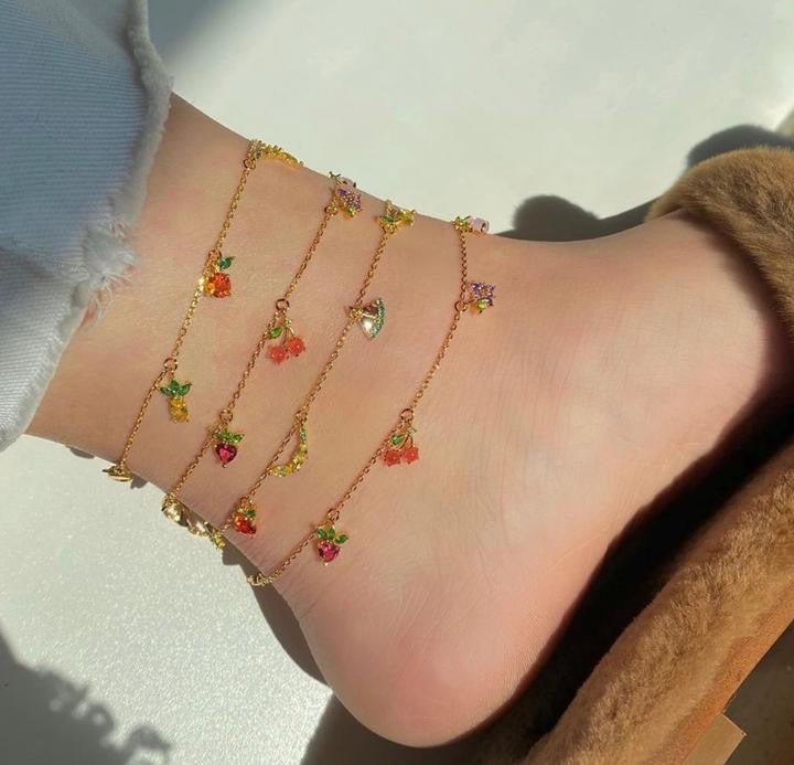 Gold Plated Multicoverd Ankelts